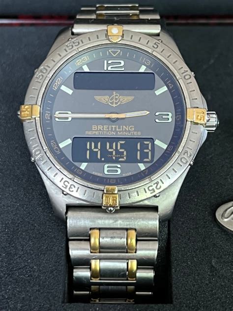 breitling aerospace titan massive gold|Breitling aerospace chronometer.